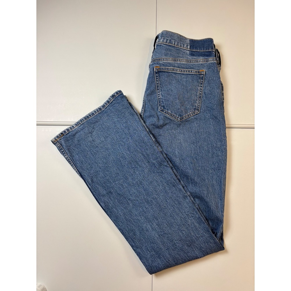 Abercrombie & Fitch The Bootcut Mid Rise Jeans Women 29 Blue Denim Stretch